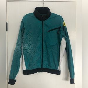 Vintage 90s 80s Adidas Women’s Jacket Equipment Windbreaker Illuminite Green